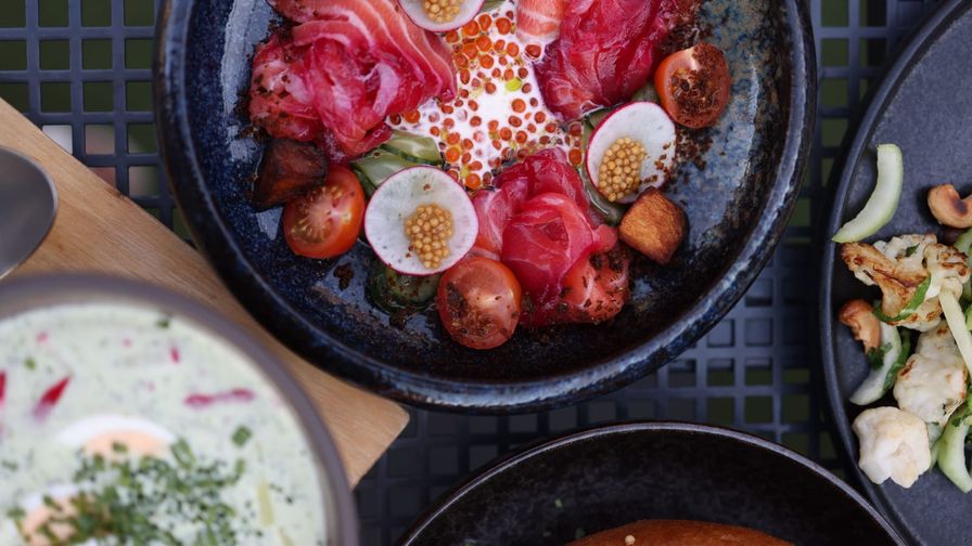 Composición de alimentos y platos asociados a Menú dieta Gourmet: semana 1.