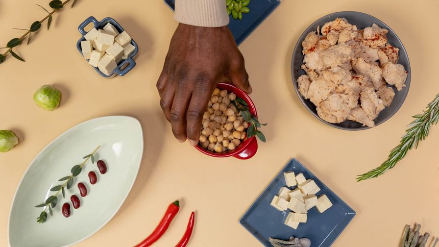 Alimentos habituales asociados a Dieta vegana.